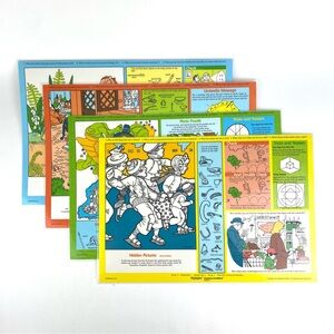 Vintage Highlights Creative Fun Mat Set of 4